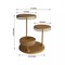 3-Tier Metal Gold Cupcake Tower Dessert Stand Wedding Party Decorations